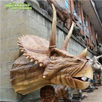 Animatronischer Triceratops-Kopf