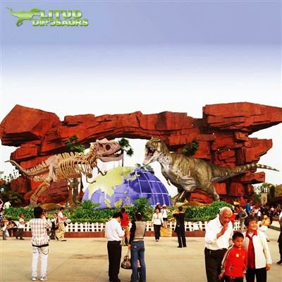 Design eines Dinosaurierparks